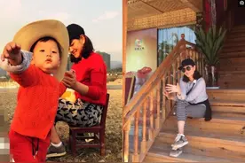 藏族歌后”降央卓玛近照，儿子乖巧可爱，老公魁梧低调有来头图片