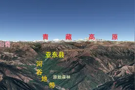 西藏通往南亚的四大口岸简易地势图：亚东，樟木，普兰和吉隆口岸图片