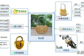 索思英语解码单词（第304个）——lock锁图片
