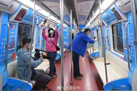 “文明西安号”“西安榜样号”地铁专列今日驶出 全方位展示文明西安城市形象图片