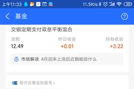 支付宝推荐的基金能不能买，看一下我一年前买的基金就知道了！图片