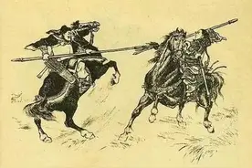 吕布派一员偏将来攻刘备，张飞立马要出战，为何关羽却退缩了？图片