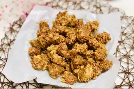 炸丸子别总加蔬菜和肉，教你河南特色“猫头丸”，一口一个嘎嘣脆图片