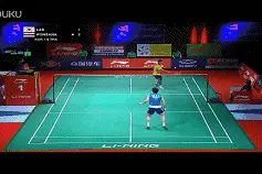 羽毛球假动作合集，GIF图回放观看，学会这几招，你就是球场靓仔图片