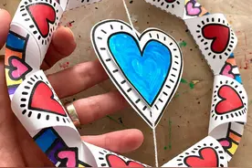 自制漂亮的花环DIY手工制作图片