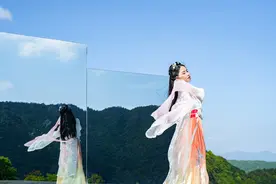 宁海梁皇山｜汉服游山水，隐居山林做个神仙梦图片
