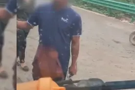 随便报警无所谓！男子在河北遇路霸封路，录像报警对方也无所畏惧图片