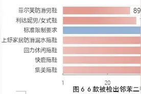 深圳发布拖鞋比较试验结果 回力等样品邻苯二甲酸酯类超标百倍图片