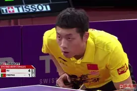 中国与葡萄牙手感第一的两人，2013世乒赛许昕横扫弗雷塔斯进8强图片