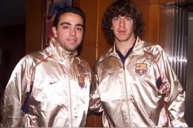 当初巴萨的哈维和普约尔，为何分道扬镳？原因是哈维尔的老婆图片