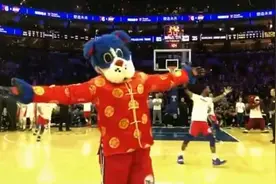 NBA开始舔了, 森林狼主场打出中文, 示爱中国图片