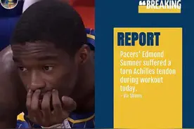 跟腱撕裂！赛季报销！NBA生涯基本结束了图片