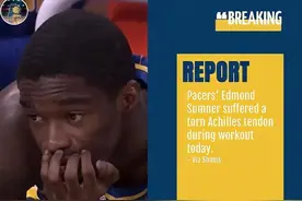 跟腱撕裂！赛季报销！NBA生涯基本结束了图片