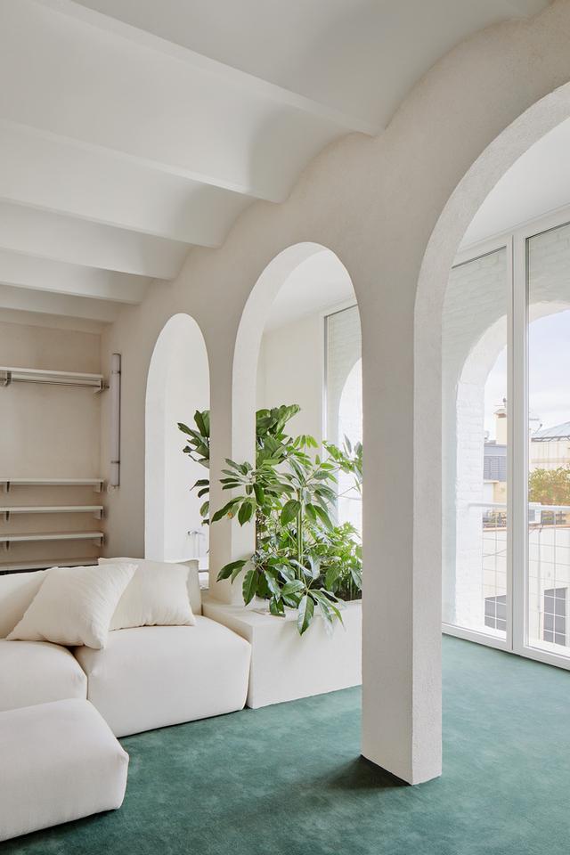 （案例）制约成就有趣的平面分割，系列弧形门公寓