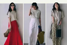 五十岁的女人，夏季穿t恤要选择“宽松一点”，休闲舒适又显瘦图片