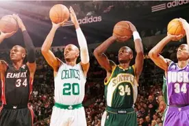 NBA绝杀时刻：煮酒论英雄——三分“君子剑”雷·阿伦一战封神图片