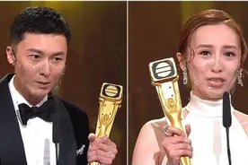 蔡思贝获视后遭质疑，王浩信再夺视帝感谢妻子，对方却一脸冷漠图片