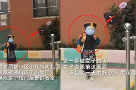 万圣节小朋友扮僵尸遭斥“崇洋媚外”，网友：大过节的有必要吗？图片