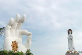 慢慢旅行记：海南三亚必玩景点之一，看世界最大海上观音像图片