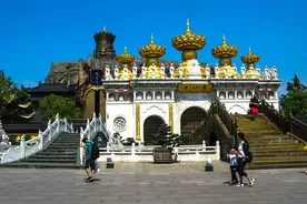 上海最有气派的一座寺庙东林寺，拥有三项大世界吉尼斯纪录图片