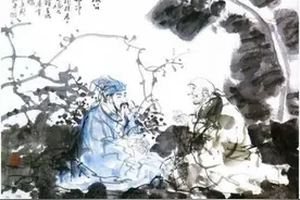 佛印说苏轼是：“八风吹不动，一屁过江来”，让苏轼感到无地自容图片