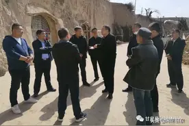 延安甘泉：高晶督查下寺湾镇脱贫攻坚和春季农业生产等工作图片