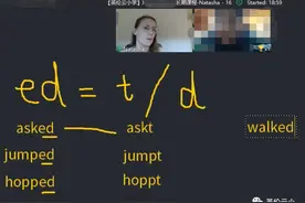 英语中动词过去式ed的发音教程-英伦云小学图片