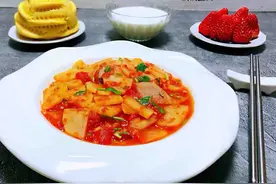 西红柿炒土豆图片