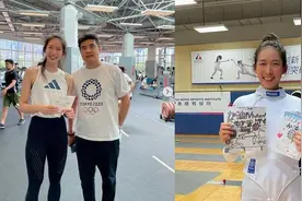 香港击剑选手撞脸林志玲，气质甜美惊艳网友图片