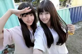 台湾“最美双胞胎”长大后，颜值像开了挂一样图片
