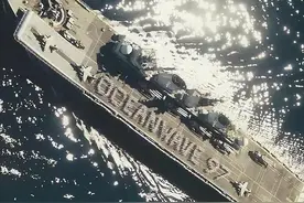 香港回归前夕，英军34艘军舰开赴南海，对峙三天三夜险起冲突图片