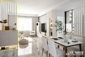 进门见厅还正对厨房，坚持做双隔断，如今越住越舒服图片