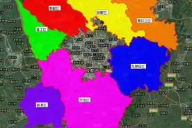成都中心城区之外圈层区域面积排行，你家排第几，各区交通道路图片