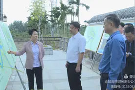 省委常委、组织部长彭金辉巡查琼海市九曲江：全面推行河长制 为自贸港建设提供生态支撑图片