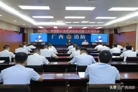 广西总队召开2021年全区消防行业职业技能大赛工作动员会图片