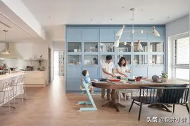 医生夫妻149㎡精装房，变身暖甜亲子宅，开启一家三口温馨日常图片