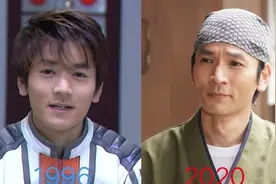 《迪迦》演员24年对比照，丽娜变化最大，队长不老女神，大古帅图片