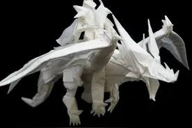 神仙折纸集合！武士、龙王、精灵全都只用一张纸，网友：缺的是手图片