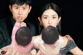 看看谢娜家的双胞胎，再看熊黛林的双胞胎，才明白基因有多强大图片