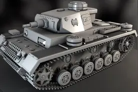 闪电战急先锋，二战德国装甲开启之路“三号坦克”图片