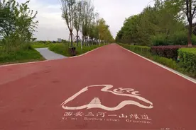 西安三河一山绿道，草滩驿图片