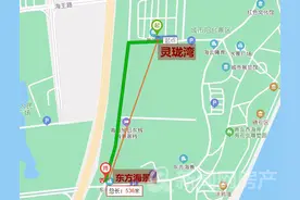 西海岸的四个楼盘，相差不过百米房价差了19000元/㎡！谁更值得入手图片