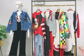 时尚轻奢香港一线大牌亮点国际女装品牌折扣走份货源图片