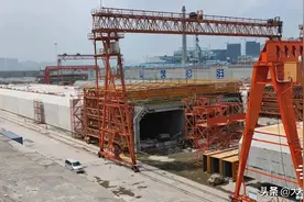 大连湾海底隧道最新进展图片