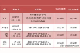 体育单招和高校高水平运动队招生部分统考将于6月10日至30日进行图片