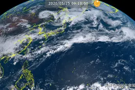 万里大气长河出现，几乎横跨半个地球！分析：注意加强防汛抗洪图片