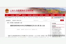 教师招聘 | 编制内~100名！滇西科技师范学院2020年公开招聘编制内工作人员100名图片