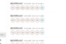 捕捉今天的福彩3D和南粤风采好彩一图片