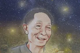检察干警手绘漫画纪念袁隆平：你看，天上的星星金灿灿的图片