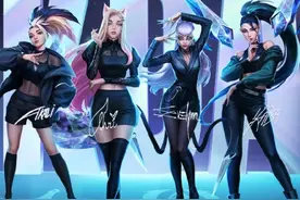 英雄联盟手游模型大变动，皮肤性价比再升级，KDA女团一枝独秀图片